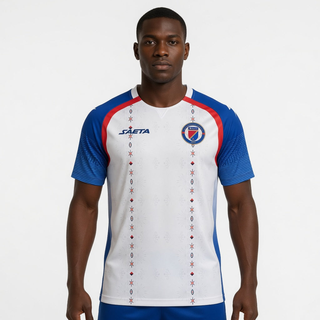 Haiti National Team 2026 White Home Jersey - Saeta