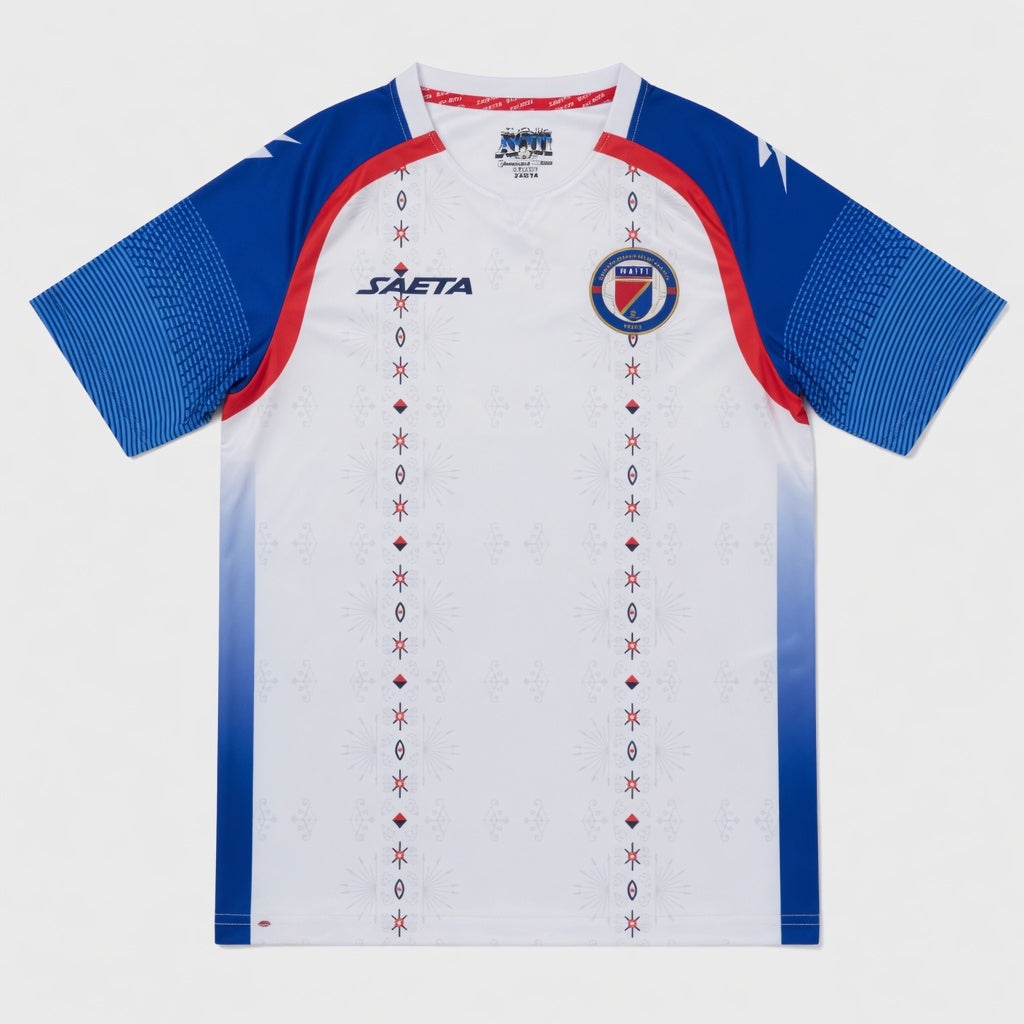 Haiti National Team 2026 White Home Jersey - Saeta