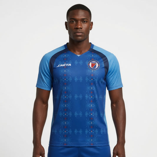 Haiti National Team 2026 Blue Patterned Jersey